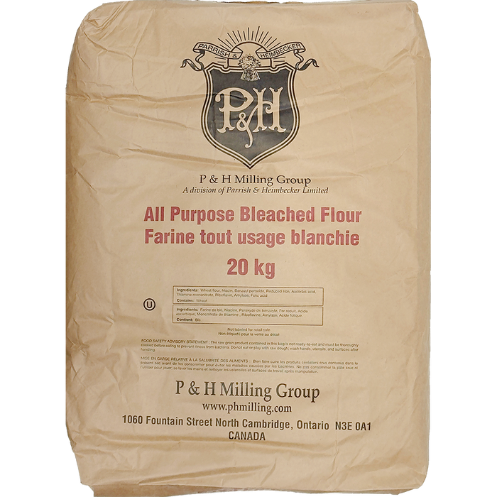 P&H Milling All-Purpose Flour, Bleached - 20kg