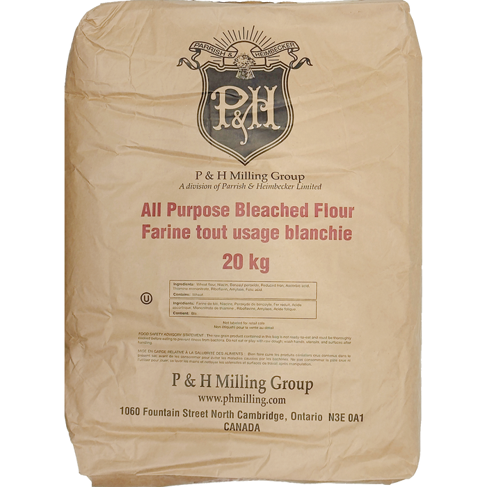 P&H Milling All-Purpose Flour, Bleached - 20kg