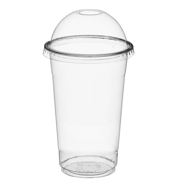 Plastic Cups Clear PET (473mL/16oz, 98mm), 1000 Count