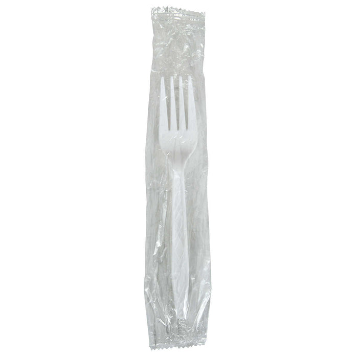 Plastic Fork (Wrapped, Heavy), 1000 Count