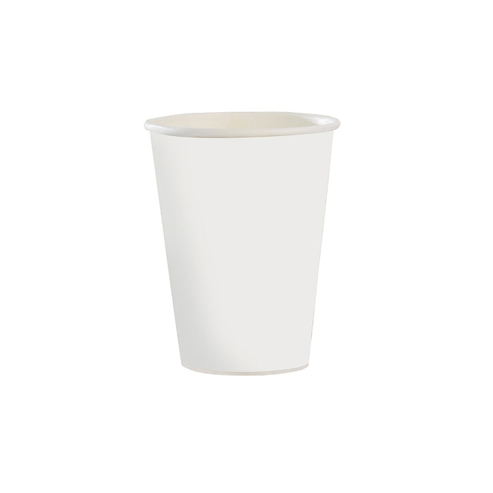 Premium Coffee Cup (8oz Squat, Single-Wall, White), 1000 Count