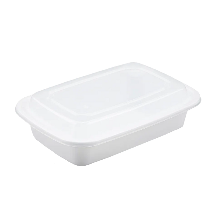 Rectangular PP Container & Lid (32oz, Standard), 150 Count