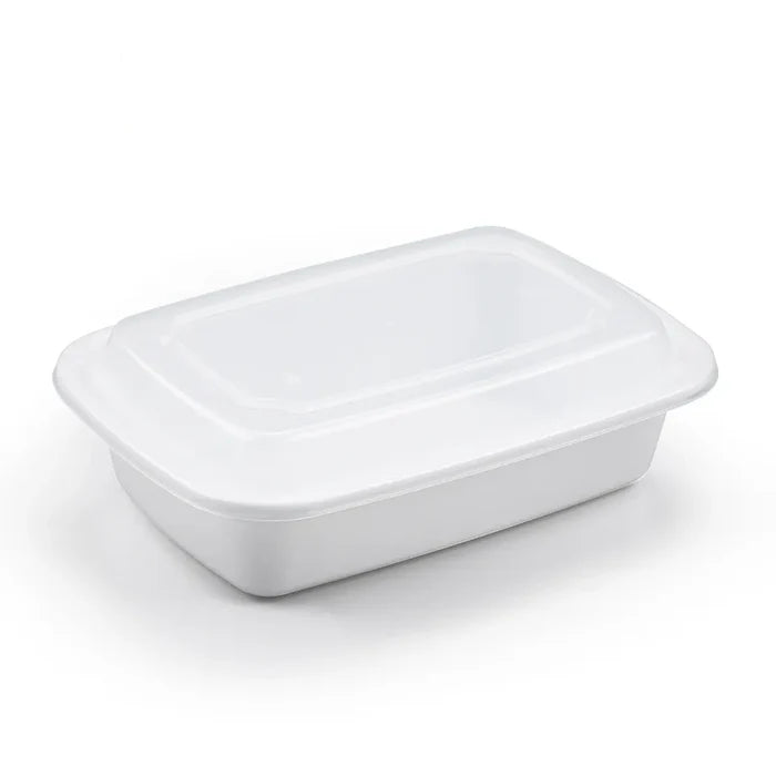Rectangular PP Container & Lid (38oz, Standard), 150 Count