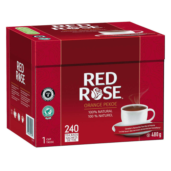 Red Rose Orange Pekoe Tea, 240 Count