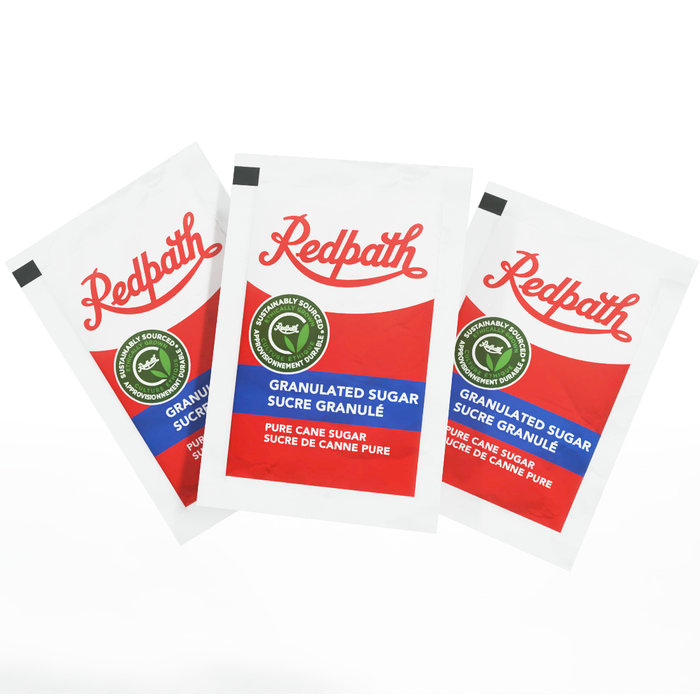 Redpath Granulated Real Sugar Packs (3.5g), 2000 Count
