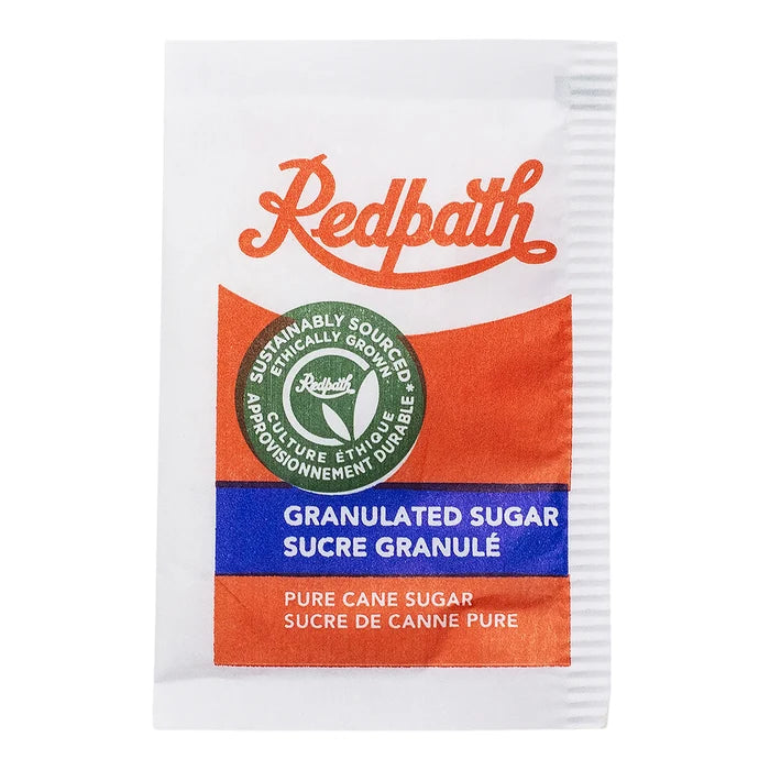 Redpath Granulated Real Sugar Packs (3.5g), 2000 Count