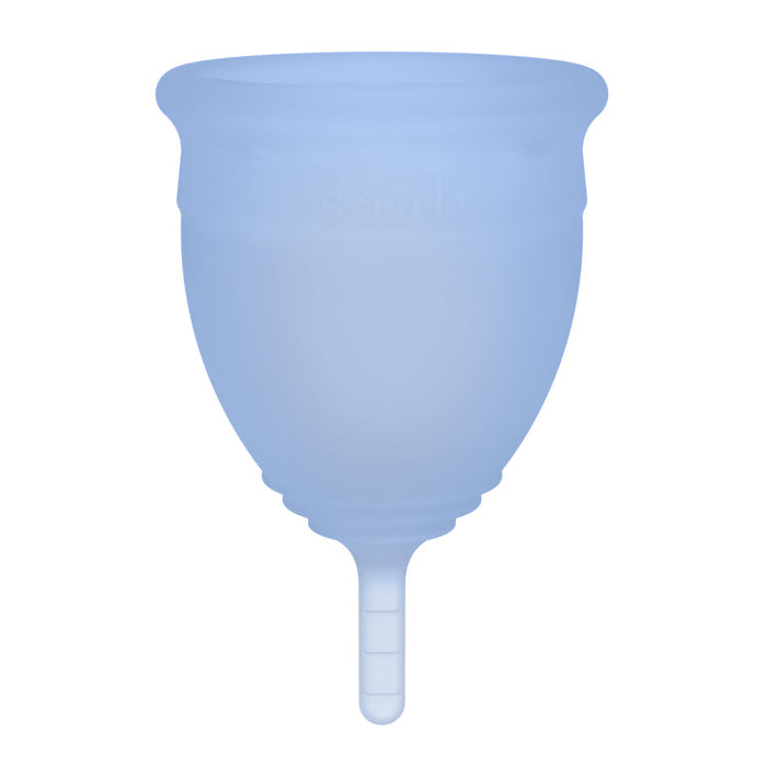 Saalt Menstrual Cup Duo Pack Original - Small Himalayan Pink & Regular Ocean Blue (2 Pack)