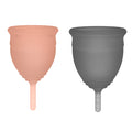 Saalt Menstrual Cup Duo Pack Soft - Small Desert Blush & Regular Mist Grey (2 Pack)