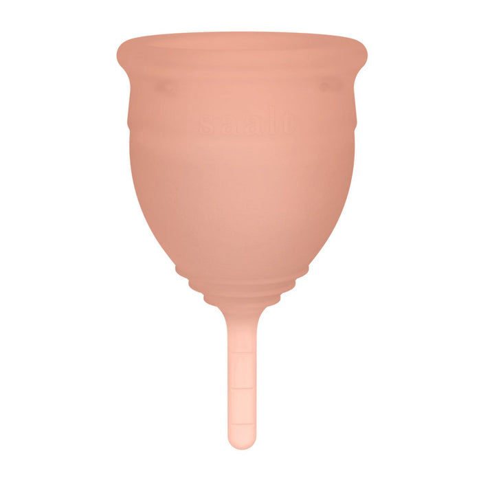Saalt Menstrual Cup Duo Pack Soft - Small Desert Blush & Regular Mist Grey (2 Pack)
