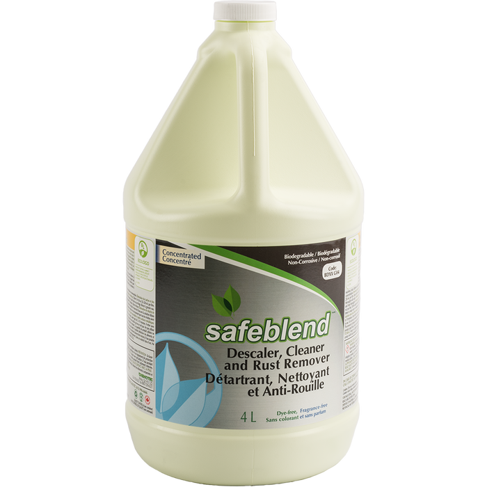 Safeblend Descaler, Cleaner & Rust Remover (Concentrated, Frangrance Free), 4L