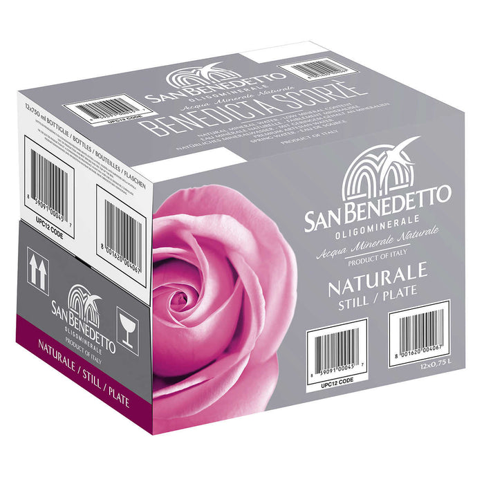 San Benedetto Natural Mineral Water 750mL - 12pk