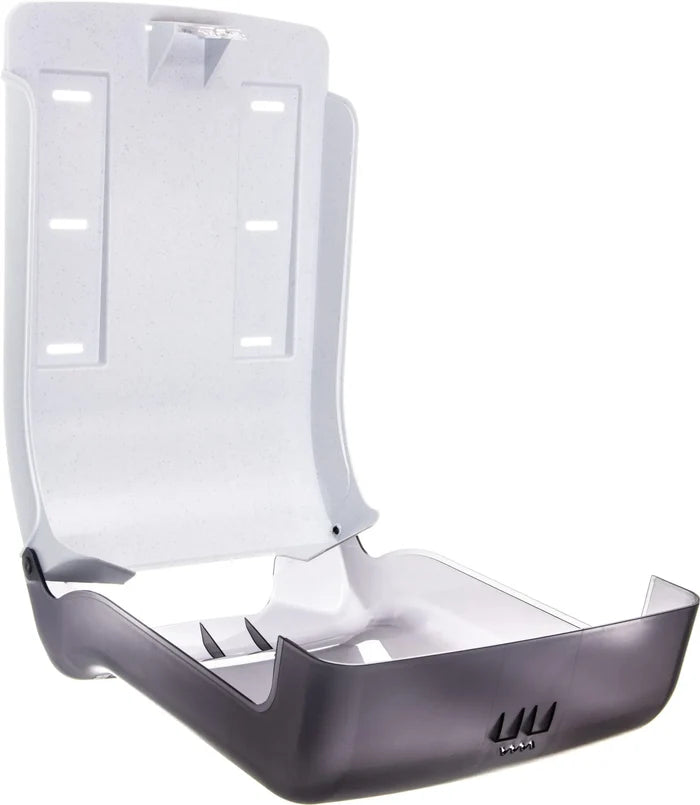 San Jamar Multifold/C-Fold Hand Towel Dispenser (Universal, Gray), 1 Count