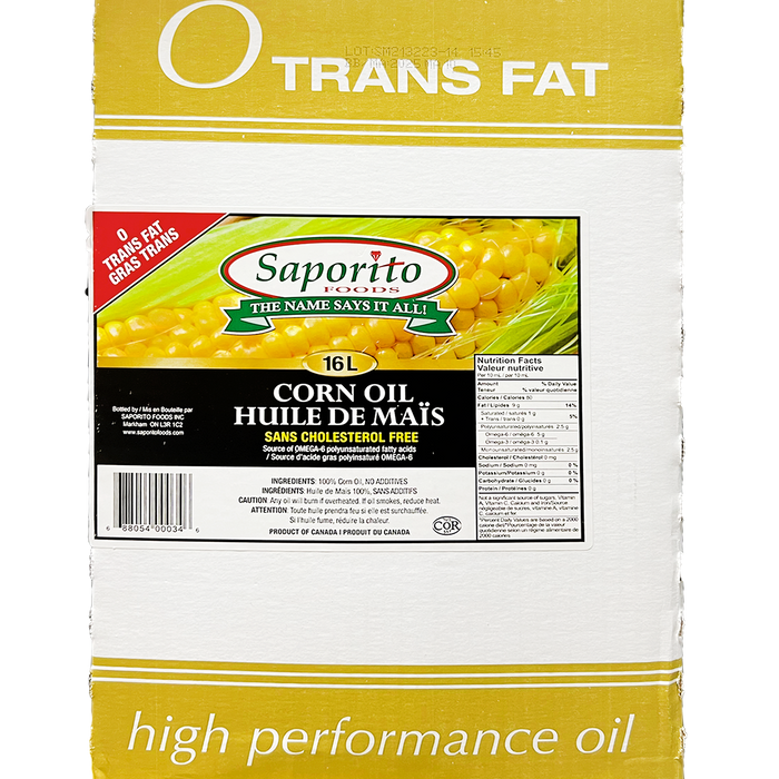 Saporito Premium Corn Oil Jib, 16L