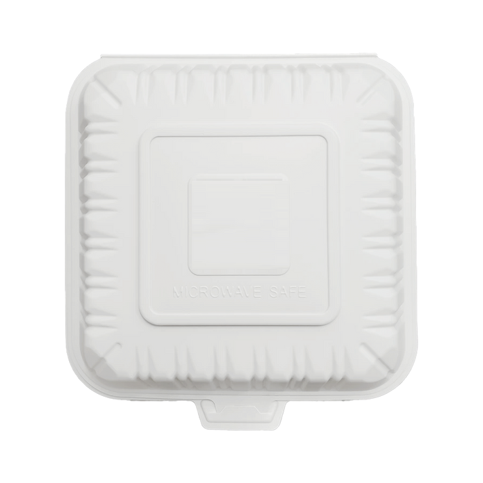 SavyPak Hinged PP Take-Out (7 x 7 x 2.8in), 150 Count