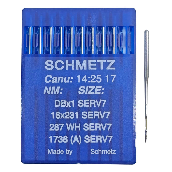 Schmetz 16x231SERV7 Reinforced Point Needles [Pack of 10]