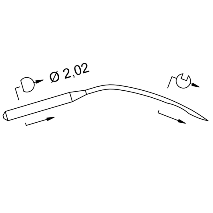 Schmetz 29BL Regular Point Needles [Box of 100]
