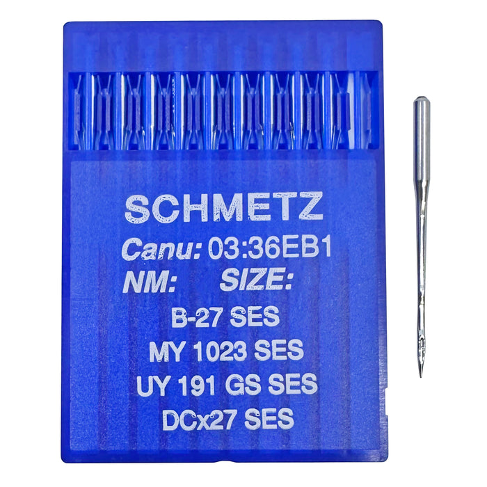 Schmetz B27SES Light Ball Point Needles [Pack of 10]
