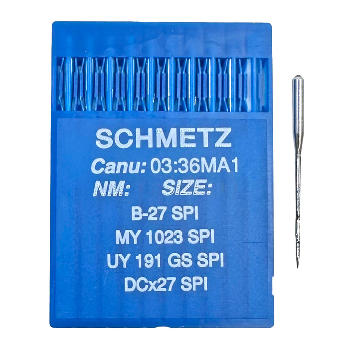 Schmetz B27SPI Sharp Point Needles [Box of 100]