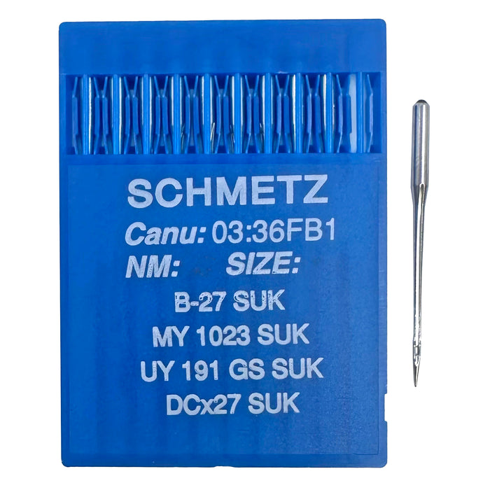 Schmetz B27SUK Medium Ball Point Needles [Box of 100]