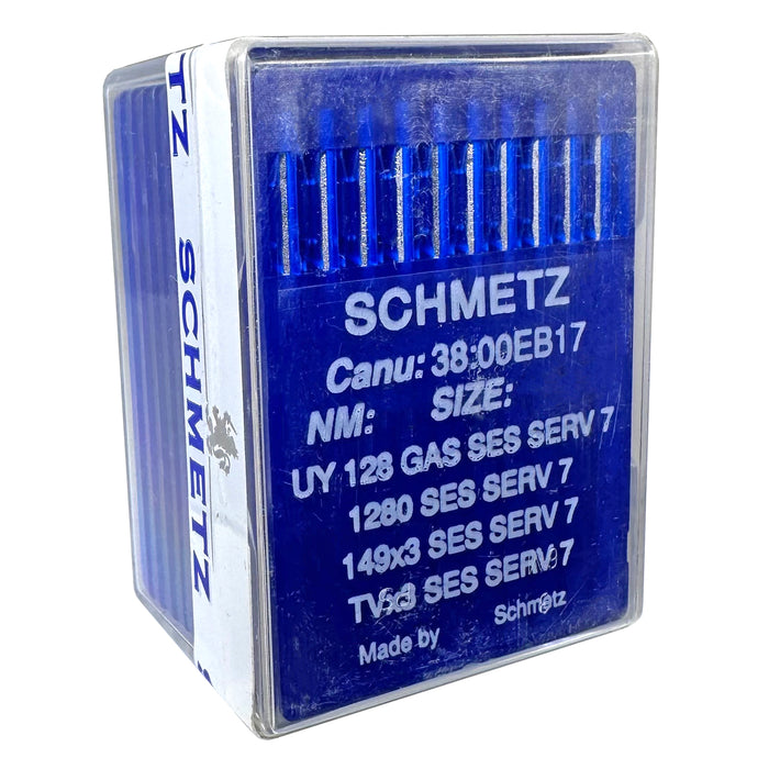 Schmetz UY128GASSES SERV7 Reinforced Light Ball Point Needles [Box of 100]