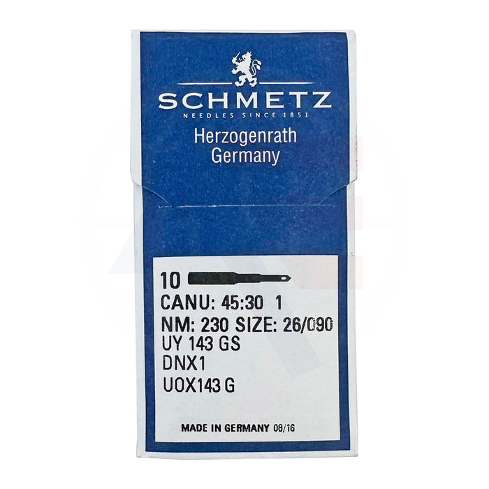 Schmetz UY143GS Size 230 Needles
