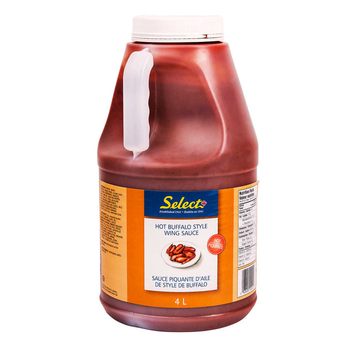 Select Buffalo Style Hot Wing Sauce 4L