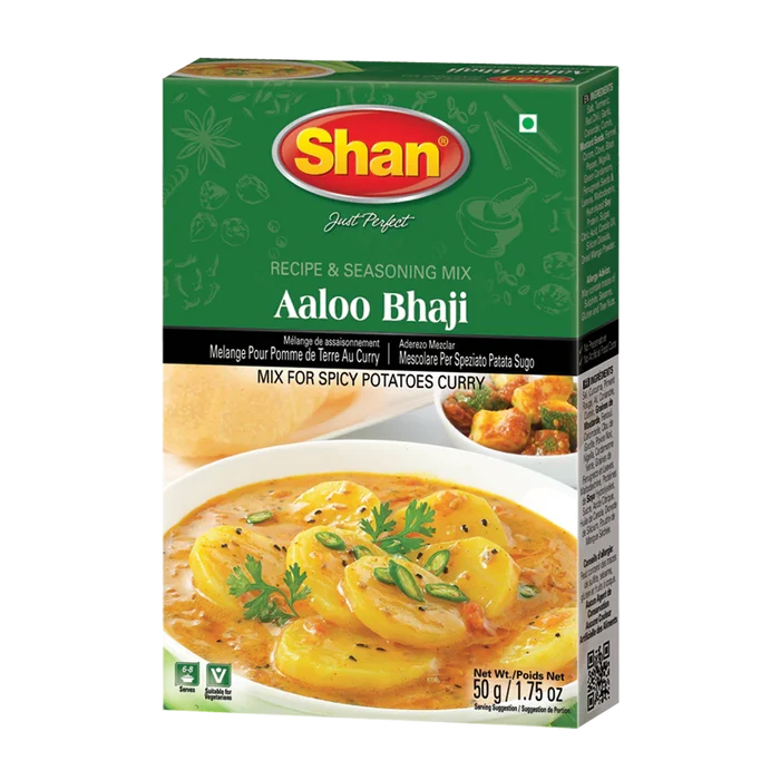 Shan Aaloo Bhaji Mix 50g, 6 Count