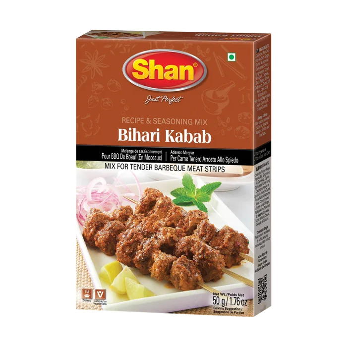 Shan Bihari Kabab Mix 50g, 6 Count
