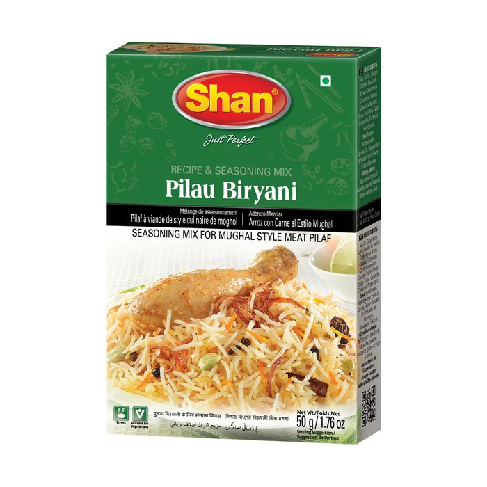 Shan Biryani Pilau Mix 50g, 6 Count