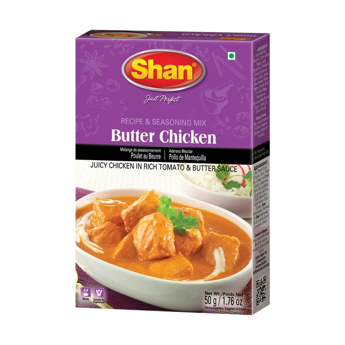 Shan Butter Chicken Mix 60g, 6 Count
