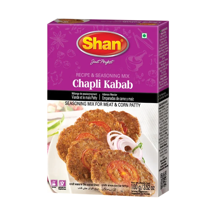 Shan Chapli Kabab Mix 50g, 6 Count