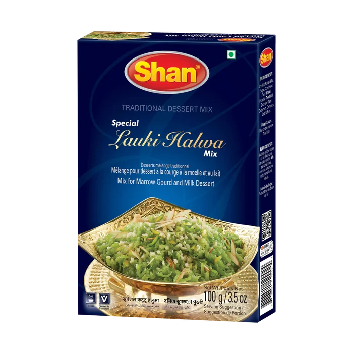 Shan Dessert Mix Lauki Halwa 100g, 6 Count