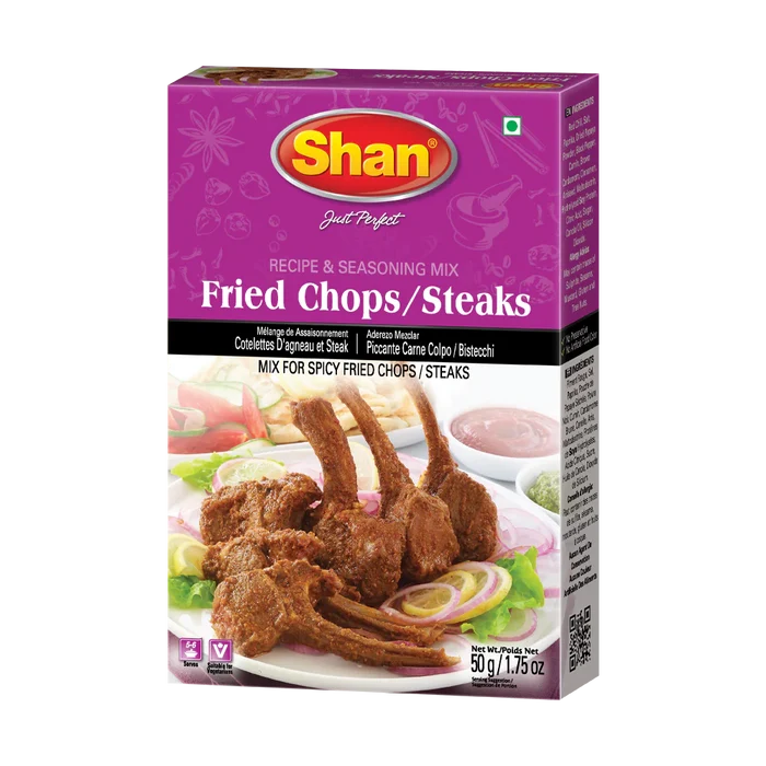 Shan Fried Chop/Steak Mix 50g, 6 Count