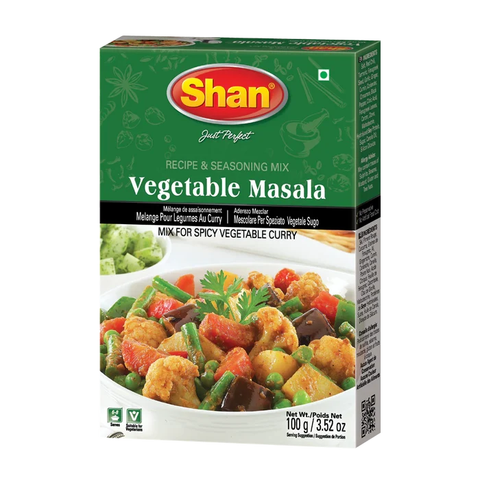 Shan Vegetable Masala Mix 100g, 6 Count