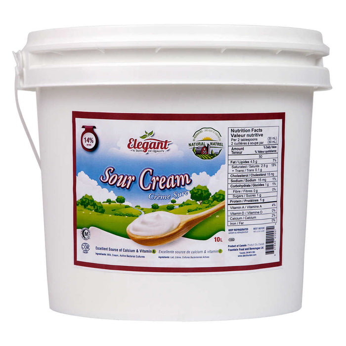 Sour Cream (14%M.F.), 10L