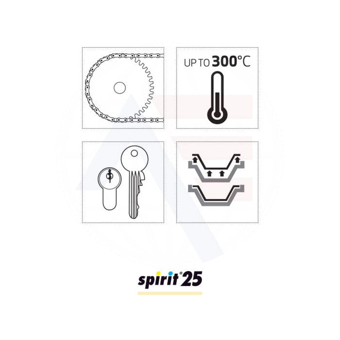Spirit 25 Ptfe Dry Lubricant