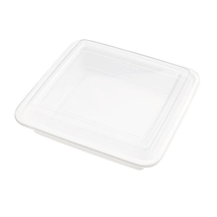 Square PP Container & Lid (48oz, Premium), 100 Count