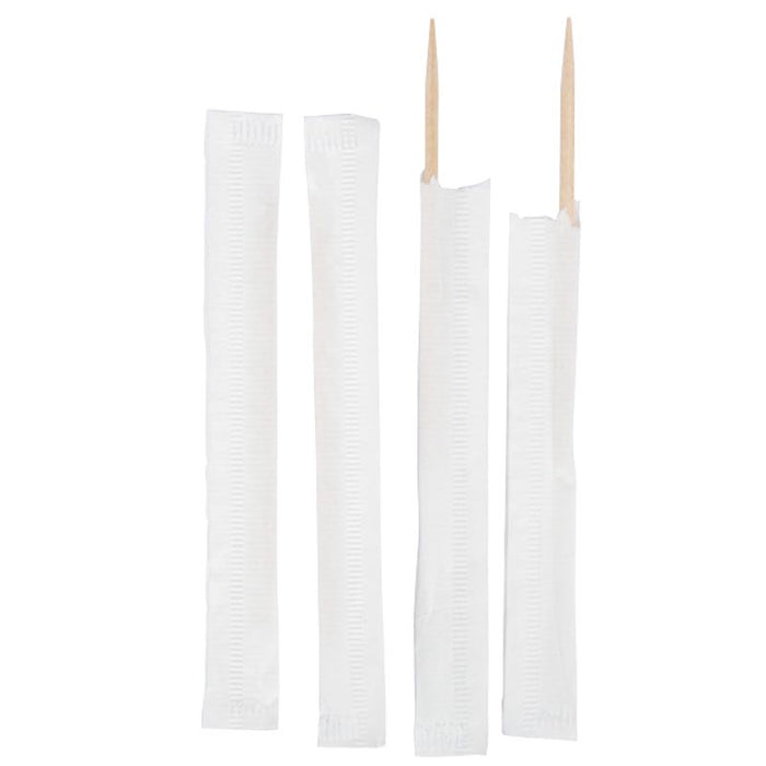 Toothpicks (Mint, Rounded, Paper Wrapped), 6000 Count