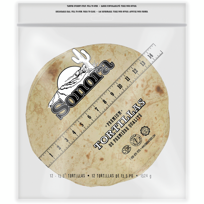 Tortilla 13.5in Flour, 120 Count