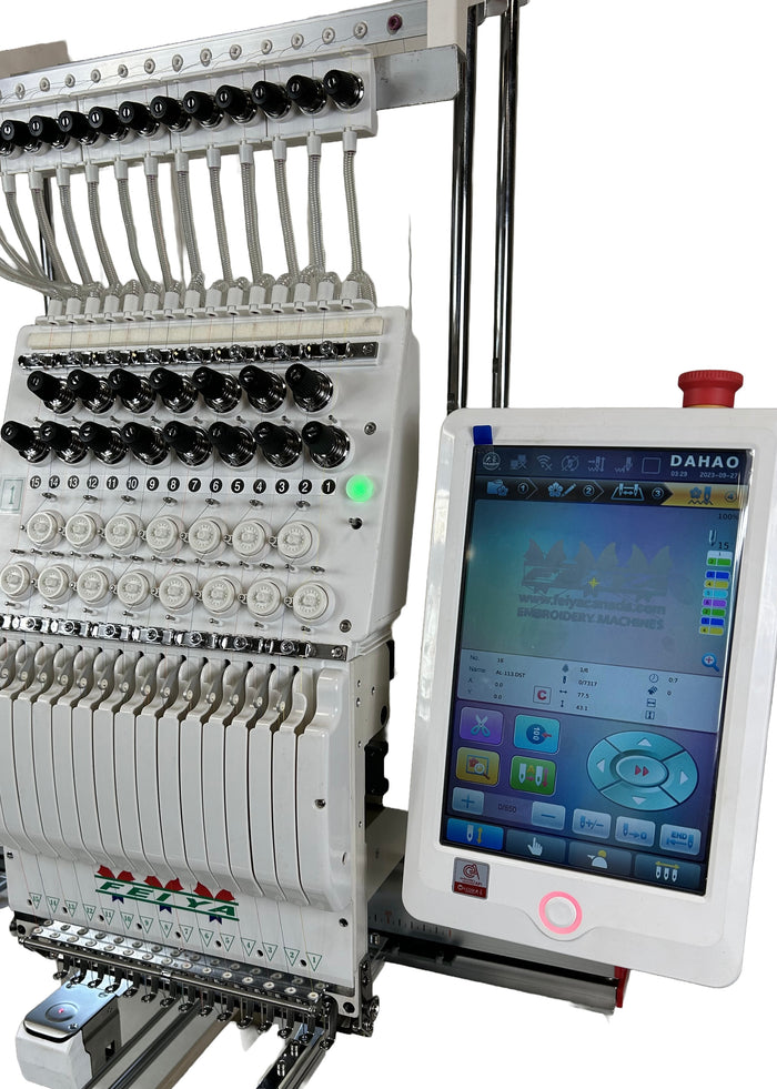 Training for commercial embroidery machines available