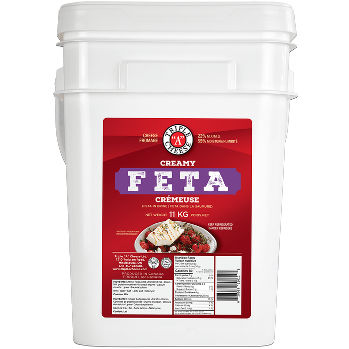 Triple A Feta Cheese Creamy, 11kg