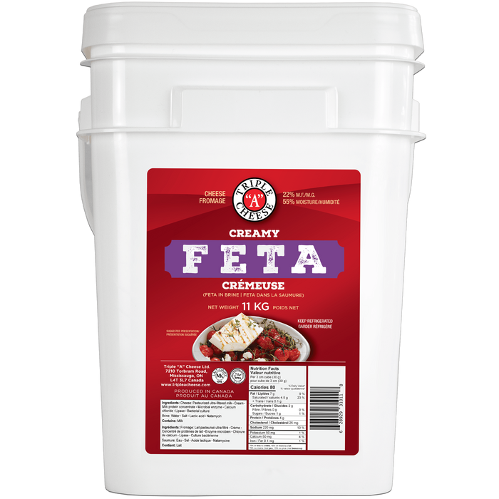 Triple A Feta Cheese Creamy, 11kg