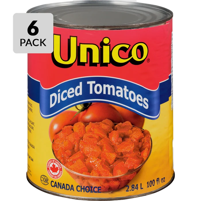 Unico Diced Tomatoes, 2.84L - 6 Count