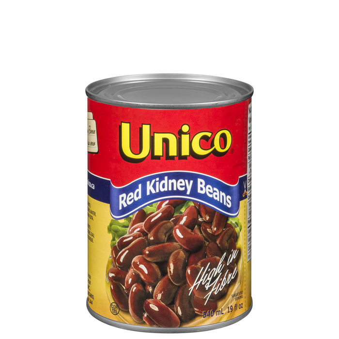 Unico Red Kidney Beans 540mL, 24 Count