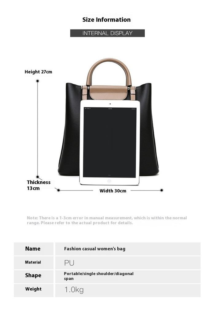Urban Simplicity Everyday TOTE Shoulder Bag