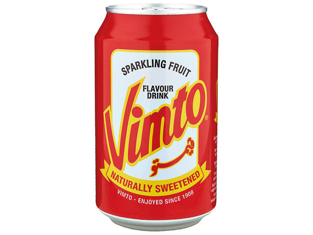 Vimto Fruit Drink Cans 330mL, 24 Count