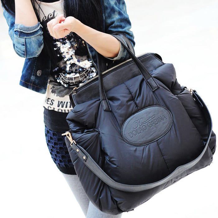Warm Puffy Tote Bag