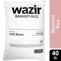Wazir Premium Basmati 1121 Rice, 40lb/18.1kg