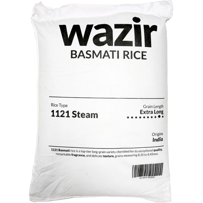 Wazir Premium Basmati 1121 Rice, 40lb/18.1kg