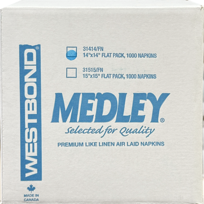 Westbond Airlaid Napkins (14in x 14in), 1000 Count